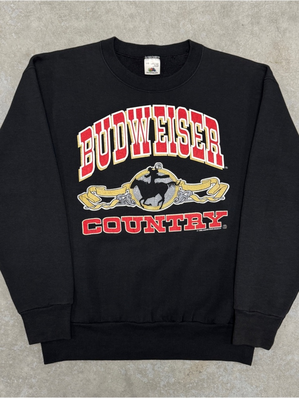Vintage Budweiser Country Crewneck